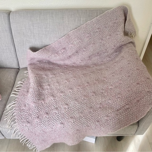 Cable knit blanket - Picture 1 of 5